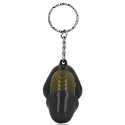 S-Line Porte-Clés Pénis Super John Noir